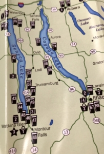 Tillinghast Manor - Map of Wineries