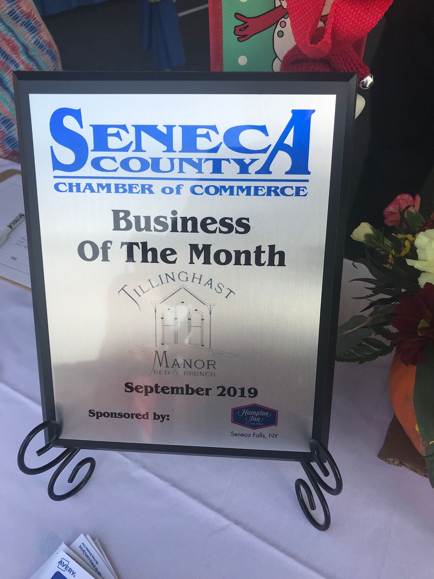 Tillinghast Manor Business of the Month