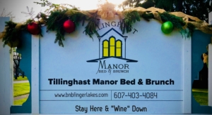 Tillinghast Manor New Sign Christmas