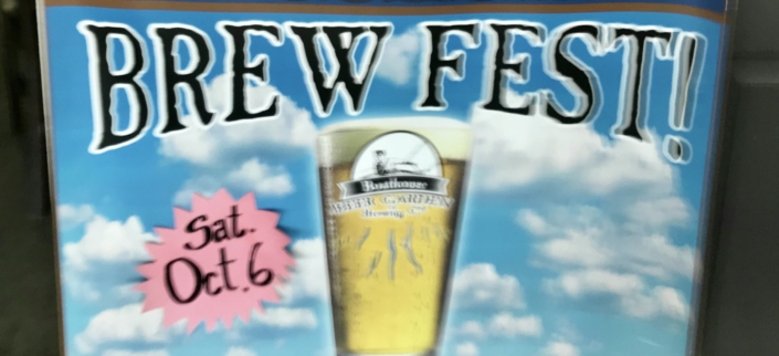 Craft Beer & Cider Brew Fest Sign