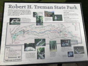 Waterfalls - Robert Tremain State Park, Trillium, Bloodroot Map