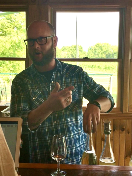 Wine Trail - Hickory Hollow Winemaker Nathan Kendall