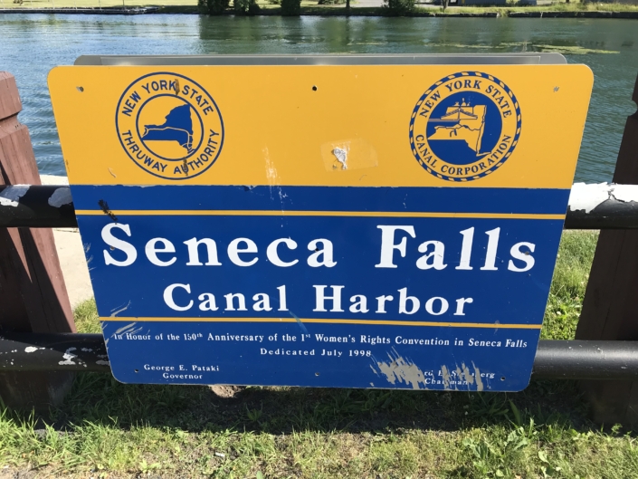 kayaking the Seneca canal Seneca garver Signs